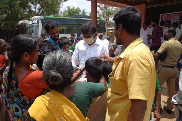 Emergency support delivered with local administration during the pandemic.