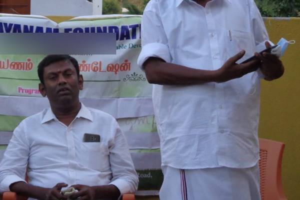 A community meeting held where people already gather.